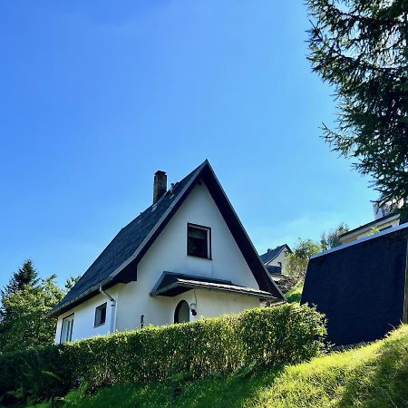 Urige Berghuette Mit Kamin Und Sauna Im Erzgebirge Nahe Schwarzwassertal Pobershau Buitenkant foto