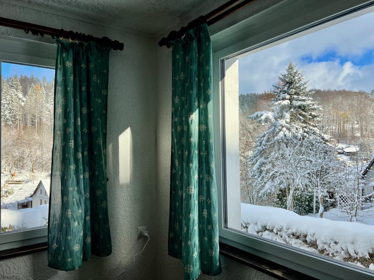Urige Berghuette Mit Kamin Und Sauna Im Erzgebirge Nahe Schwarzwassertal Pobershau Buitenkant foto